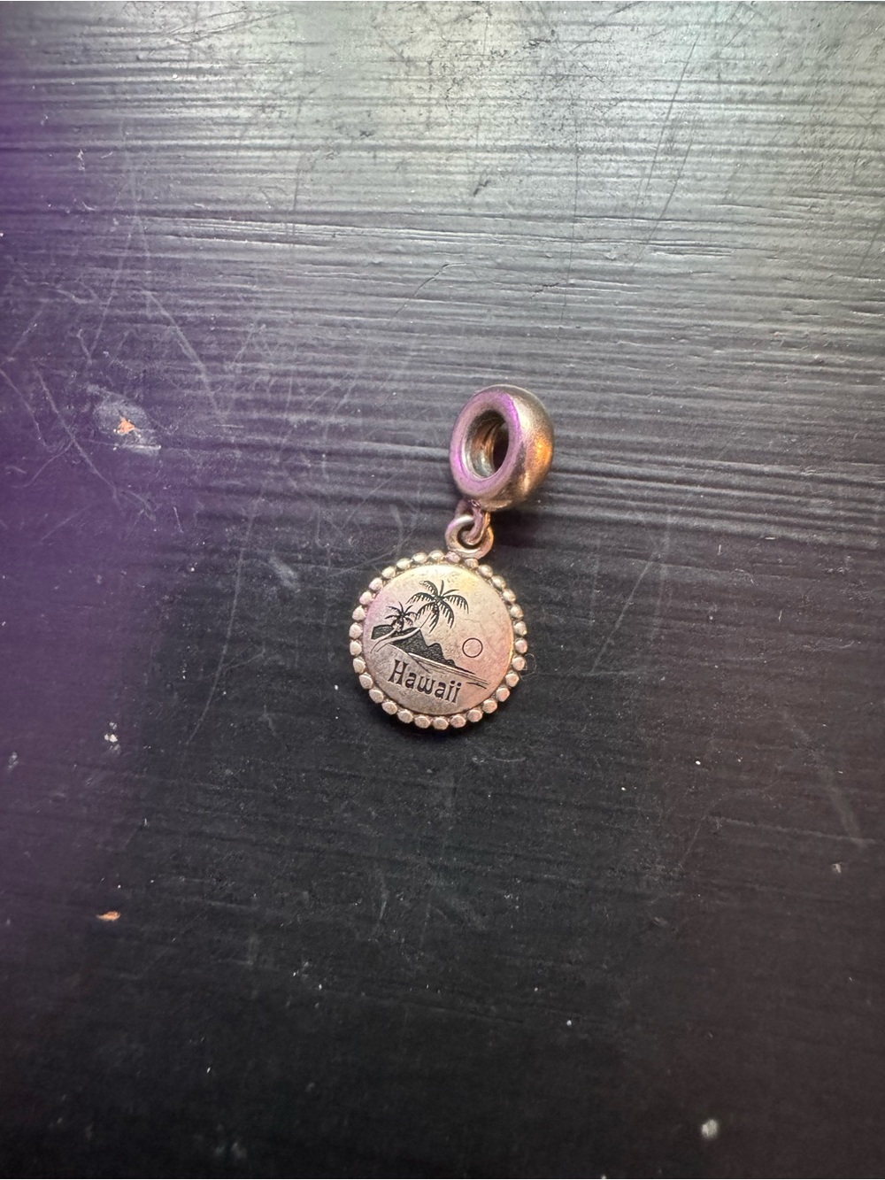 Pandora Silver Hawaii Palm Tree Dangle Charm